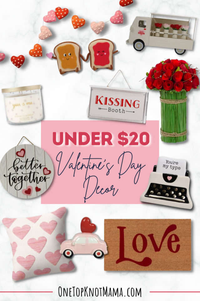 target valentine's day decor under $20
