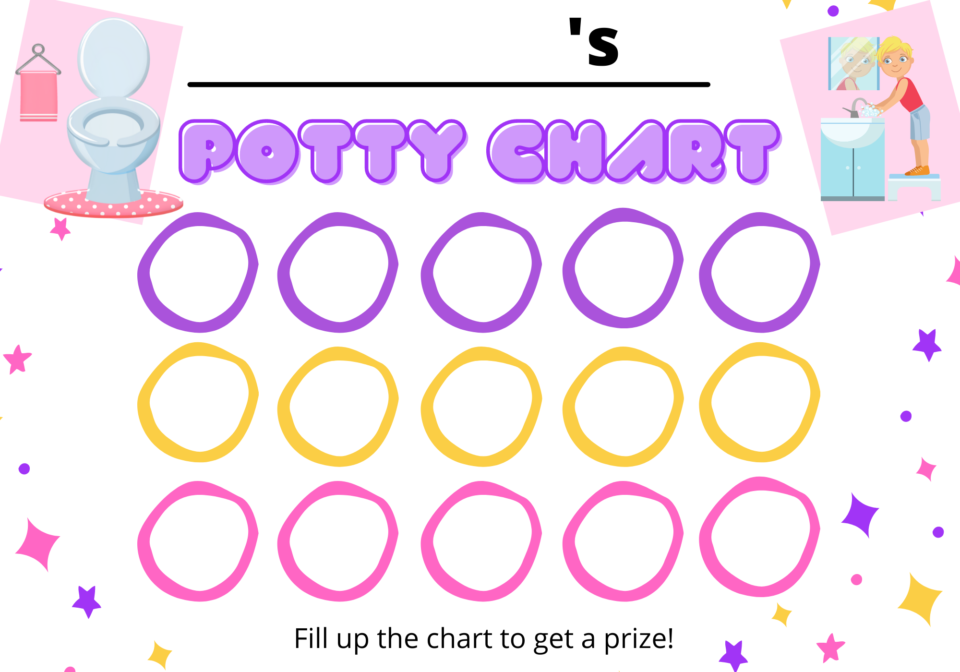 girl potty chart