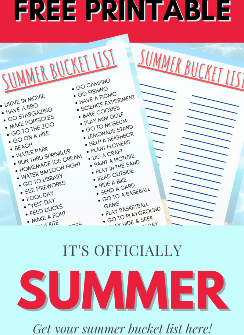 Ultimate Summer Bucket List: 50 Fun Ideas for Families to Help Make this the Best Summer Break Yet