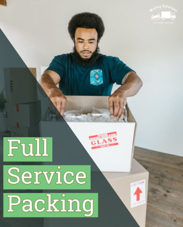 moving solutions company packing boxes