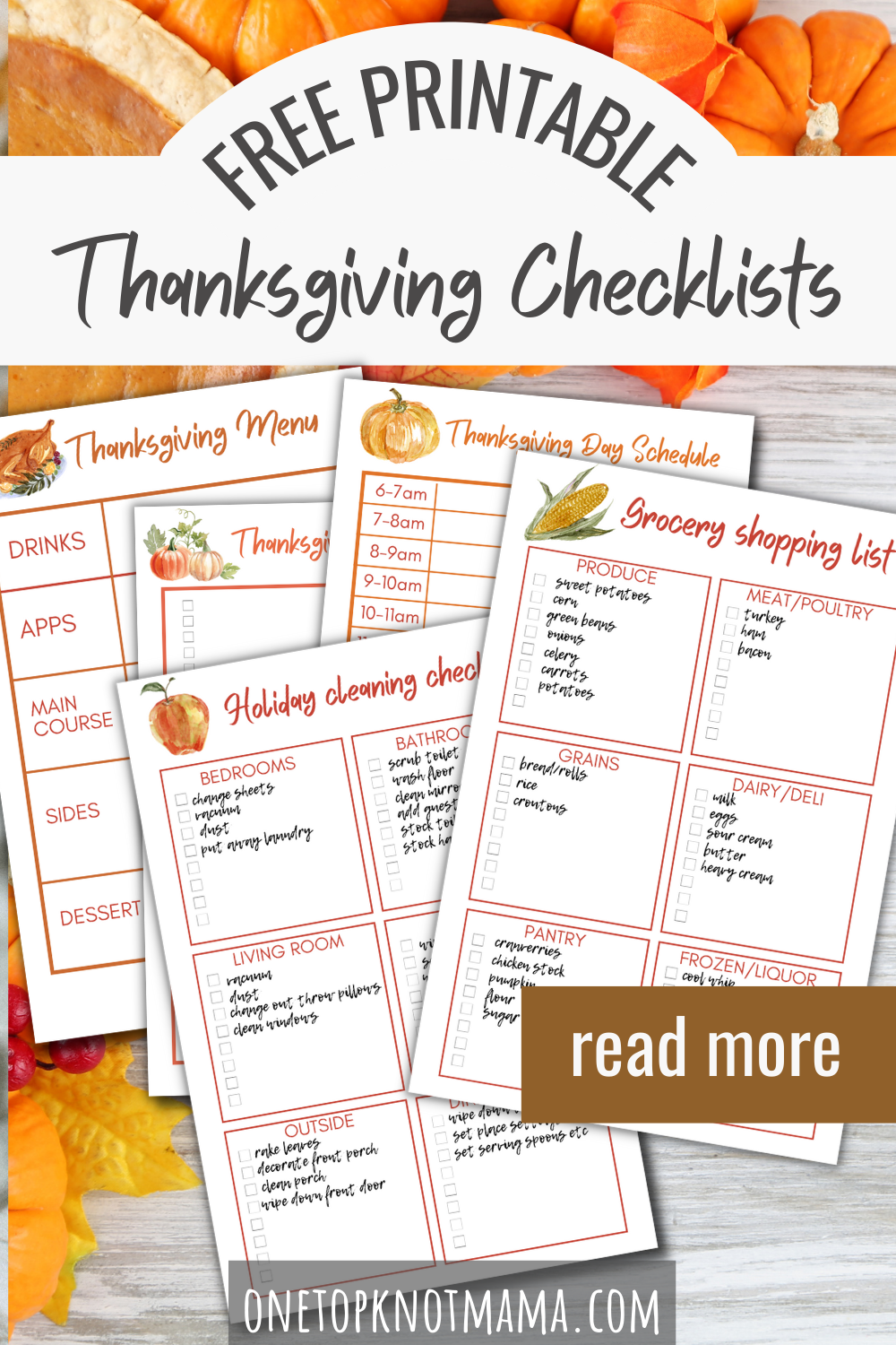 Be the Best Host with this Thanksgiving Checklist Printable Bundle ⋆ ...