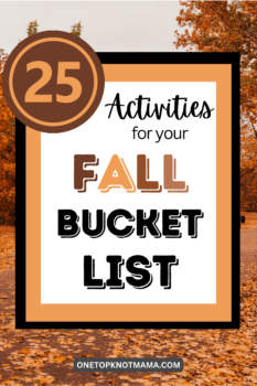 Embrace the Season: Crafting Your Ultimate Fall Bucket List ⋆ One Top