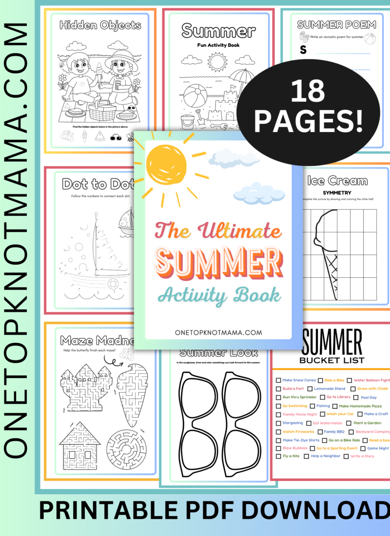 The Ultimate Summer Fun Activity Book for Kids