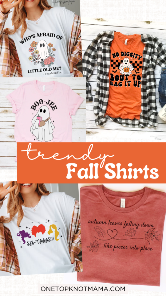 trendy fall shirts 2024