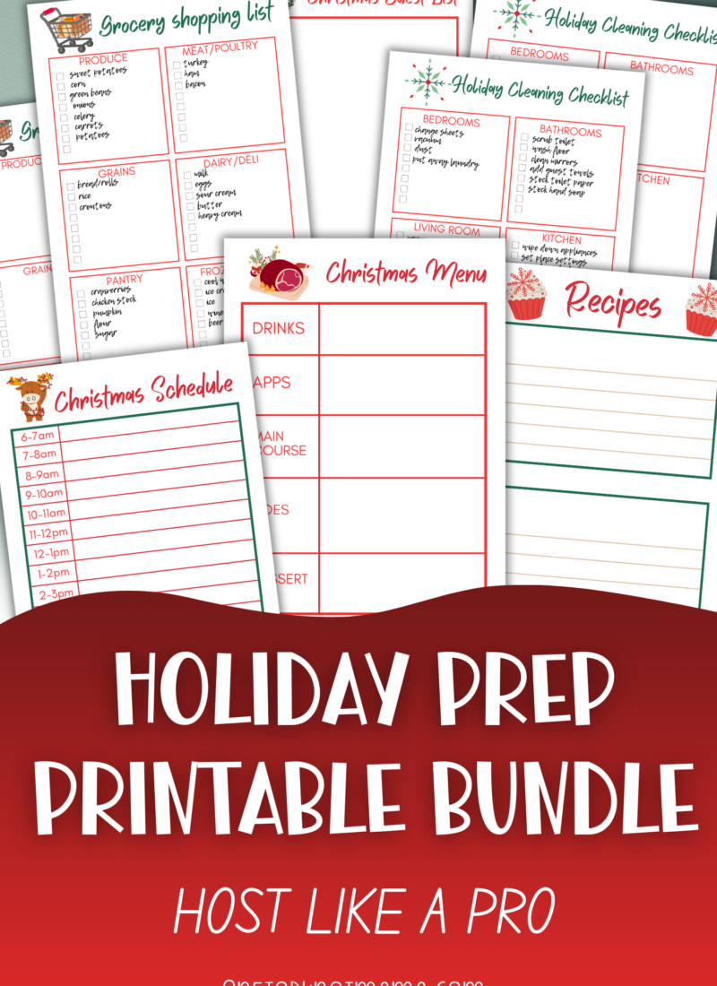 Christmas Hosting Made Simple: Printable Planner for Busy Moms