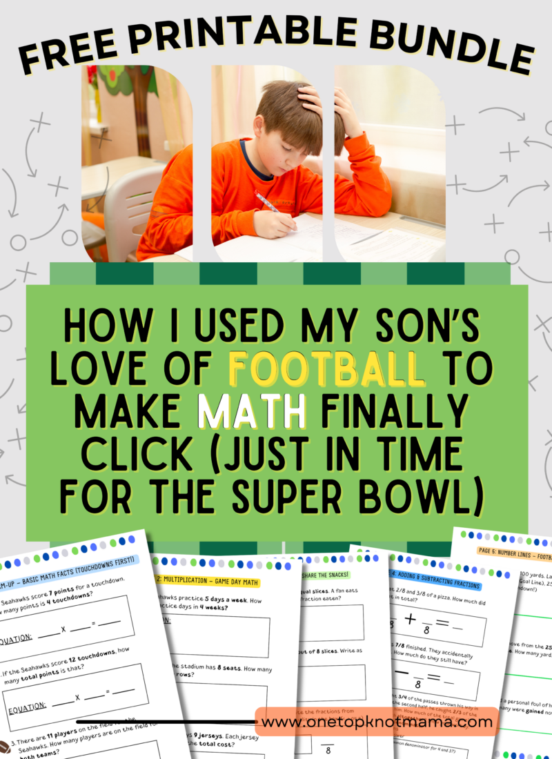 How I Used My Son’s Love of Football to Make Math Finally Click (Just in Time for the Super Bowl)